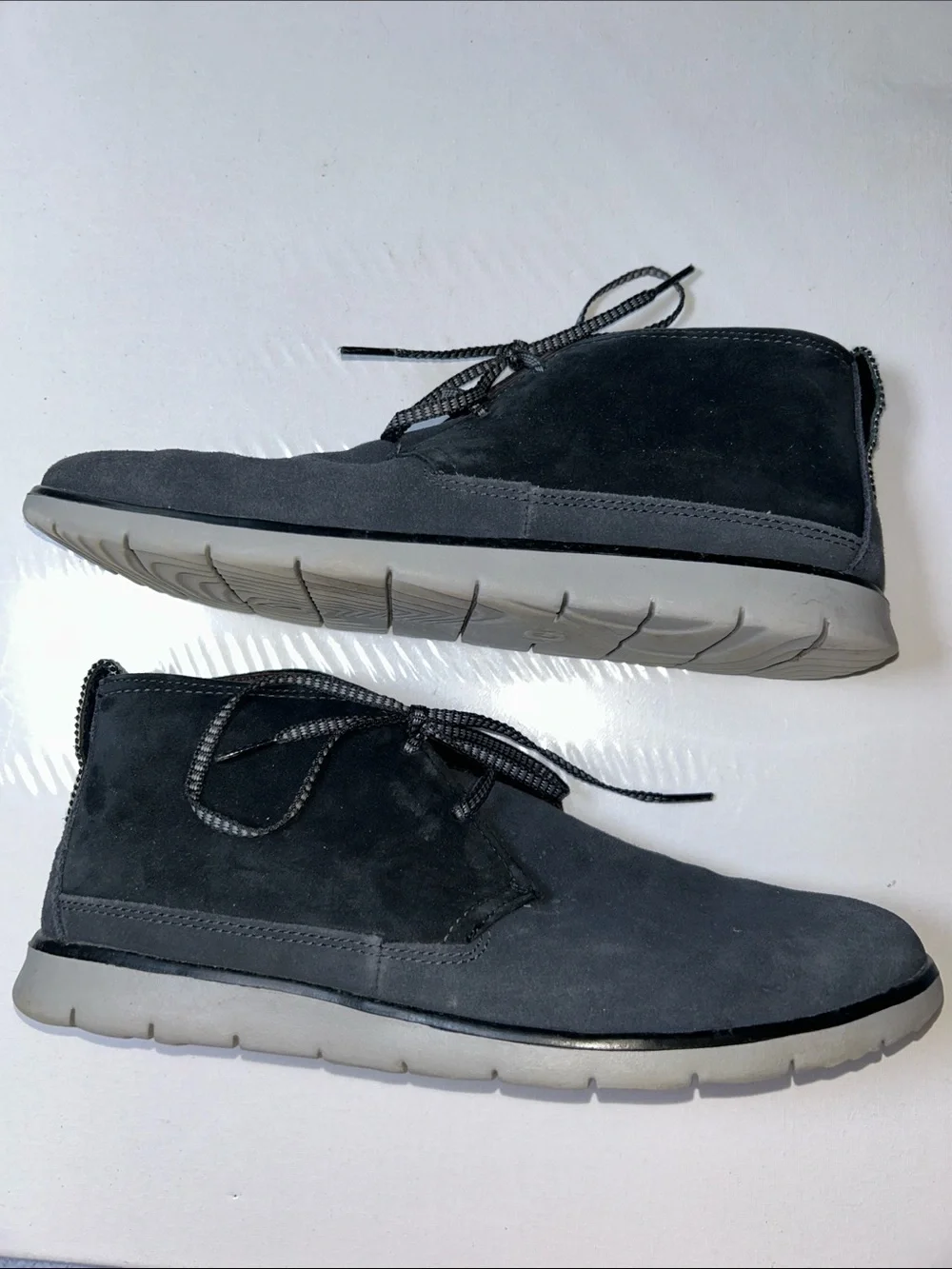 UGG Freamon Waterproof Suede Lace-Up Charcoal Chukka Boots